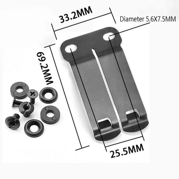 Belteklips Monoblock Clip Festeklips