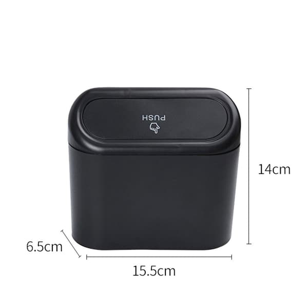 Bilsoptunna bil SVART black