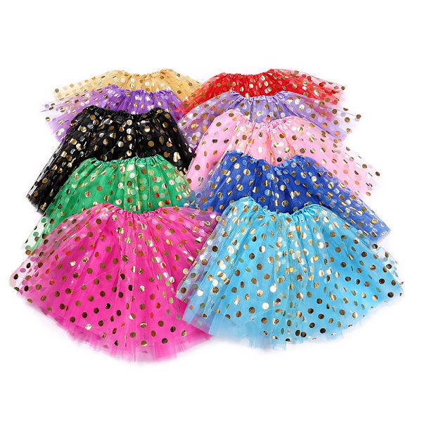 LED Tutu Kjol Dance Pettiskirt LILA Purple