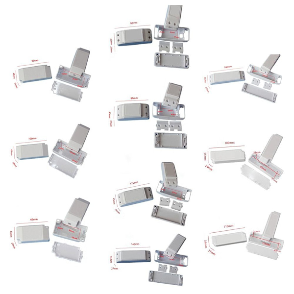 Elektronisk prosjektboks Vanntett deksel Prosjekt 115X45X27MM 115x45x27mm