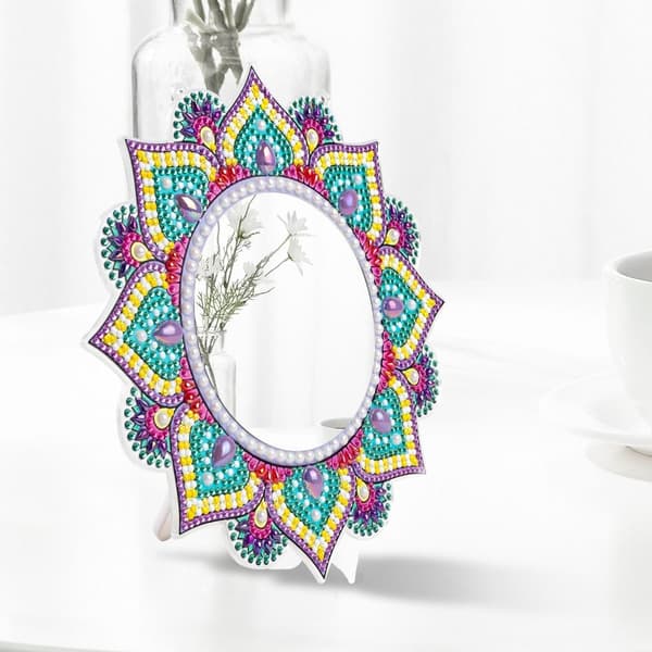 DIY diamantmaleri spejl Mandala Crystal 2 2 2