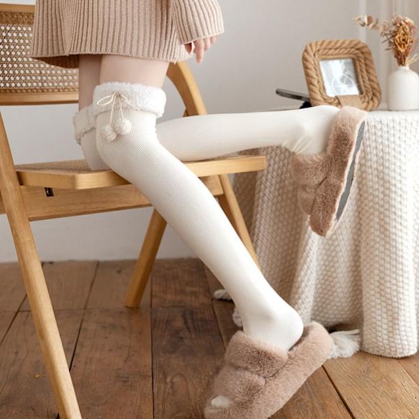 Pehmohousut Vasikkasukat TUMMANHARMAA POLVEN YLI POLVEN YLI dark grey over knee-over knee