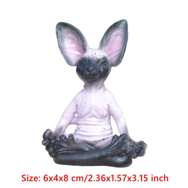Cat Meditate Statue Meditating Cat Statue STIL 6 STIL 6 Style 6