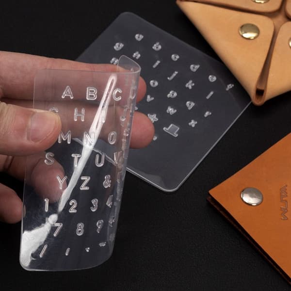 Læder Stempling nummer Stempel Stempel Sæt