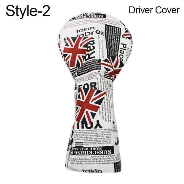 Golf Club Head Cover Golf Tre Cover DRIVER COVERSTYLE-2 STYLE-2 Driver CoverStyle-2