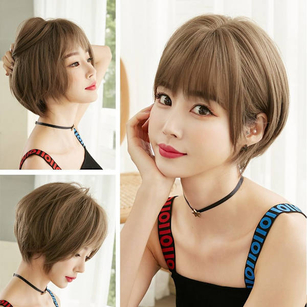 Short Wig Bangs Wig 2 2 2