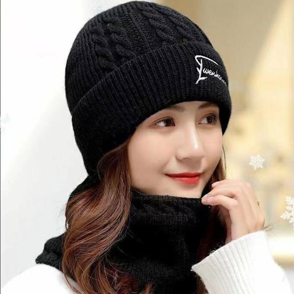 Strikket Hue Beanie Hue SORT black