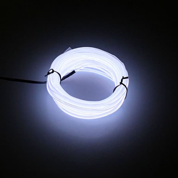 5M Car Atmosphere Lamp Cold Light Line VIT White