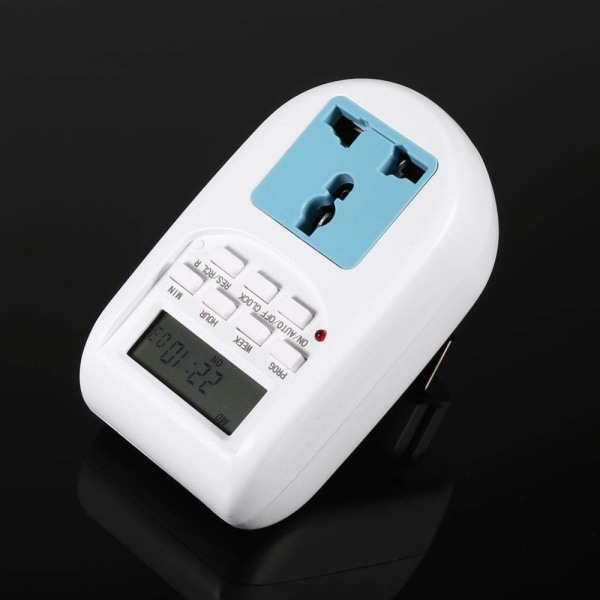 Europæisk standard timerstik Funktionel LCD digital timer