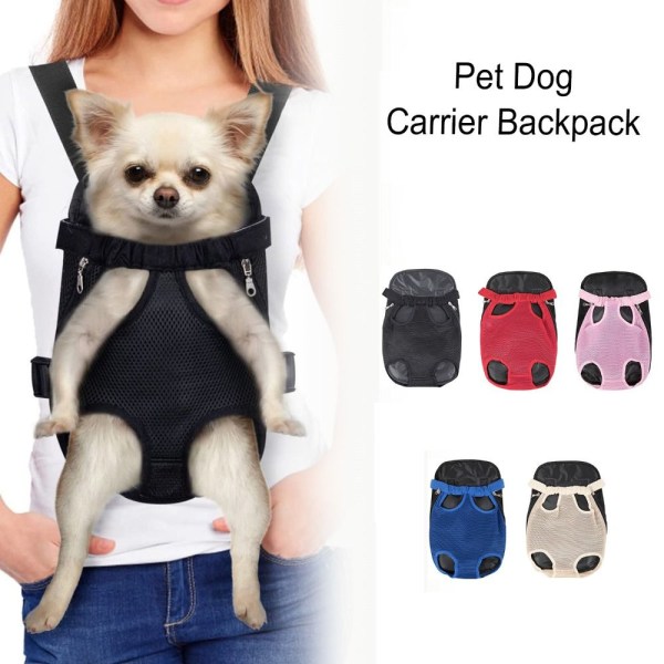 Pet Carrier Ryggsäck Hund Ryggsäck Carrier LSVART SVART Lblack