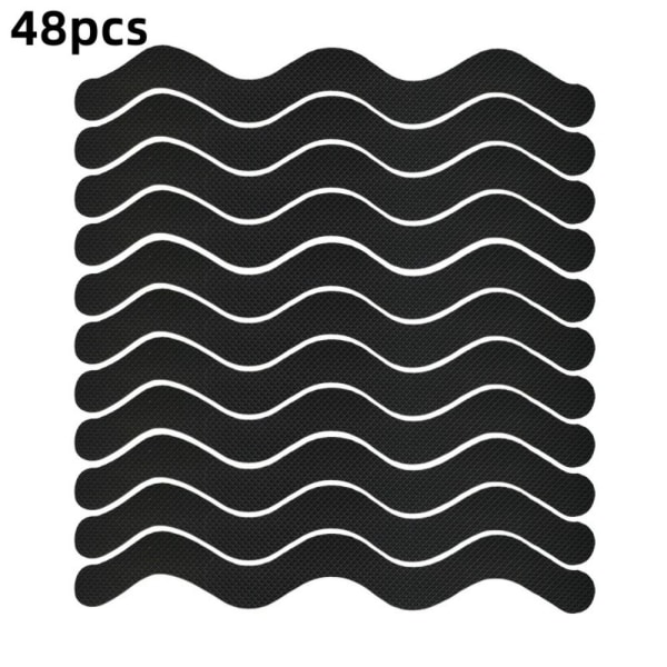 48st Anti-Slip Strips Shower Safety Strips SVART black