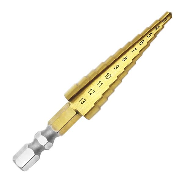 Step Drill Snoet Bit Guld Pagoda Drill