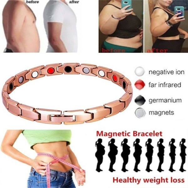 Magnetic Slimming Armband Magnetic Health Care Armband BRONS bronze