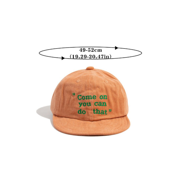 Baseballkepsar Solskyddsmössor ORANGE orange