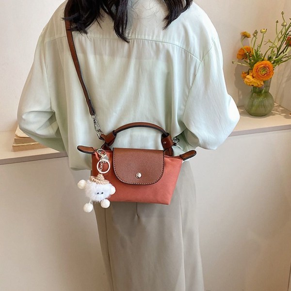 Fashion Bag Nylon Dumplings Bag Single Shoulder Crossbody Bags brown&black