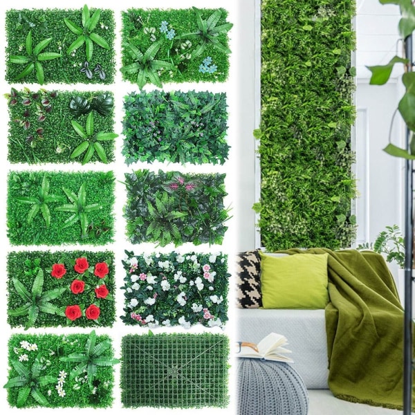 Konstgjorda växtväggmatta Plant konstgjorda mattor 5 5 5