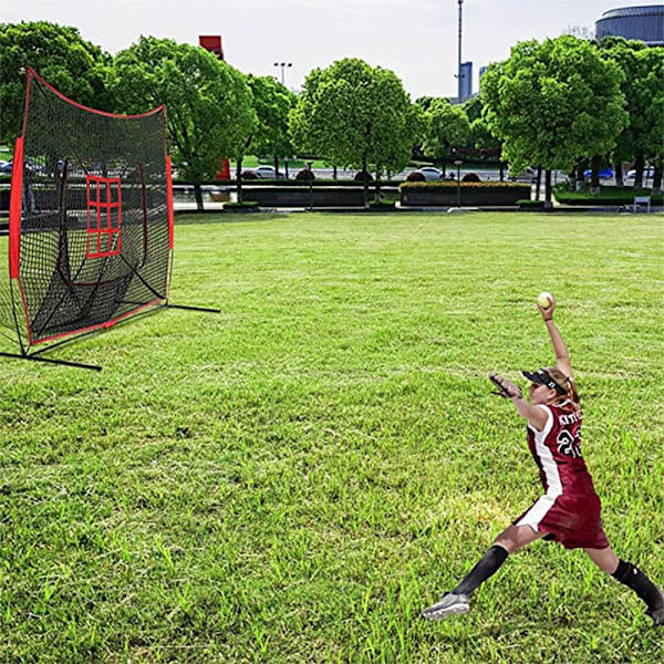 Baseball Practice Practice Net RED red