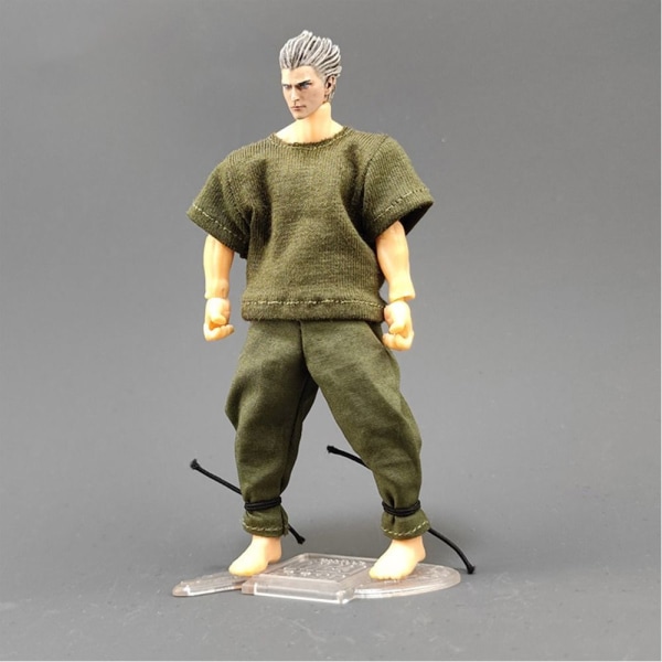 1/18 Miniatyrklær Soldat Fritidsbukser HVIT BUKSE BUKSER White Pants-Pants