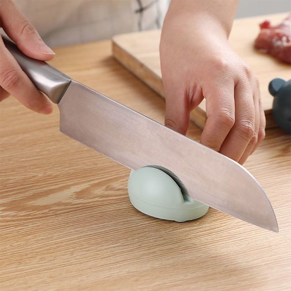 Mini Cartoon Frog Sharpener Portable blå