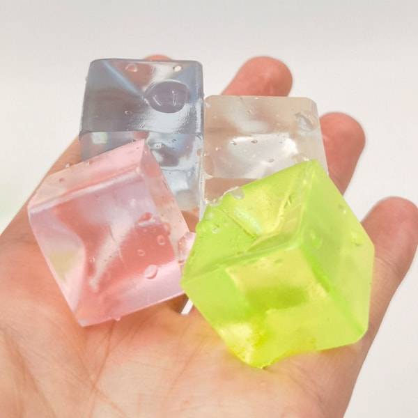 8 st Ice Block Toy Ice Cube Fidget Toy