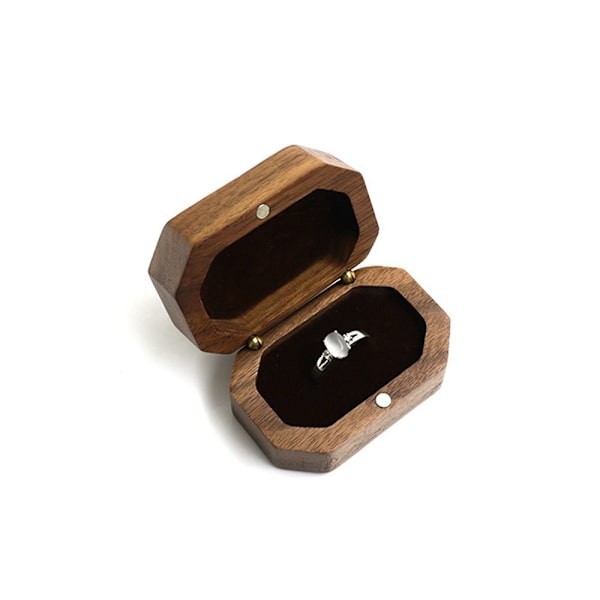 Smykkeskrin Ring Oppbevaringsboks KAFFE coffee