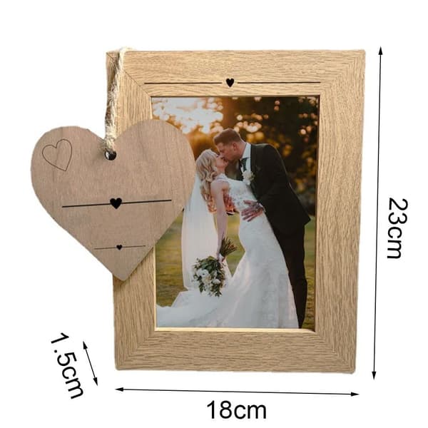 Tre fotoramme bildeholder bryllup dekor