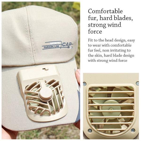 Fläkt Solhatt Cap VIT White