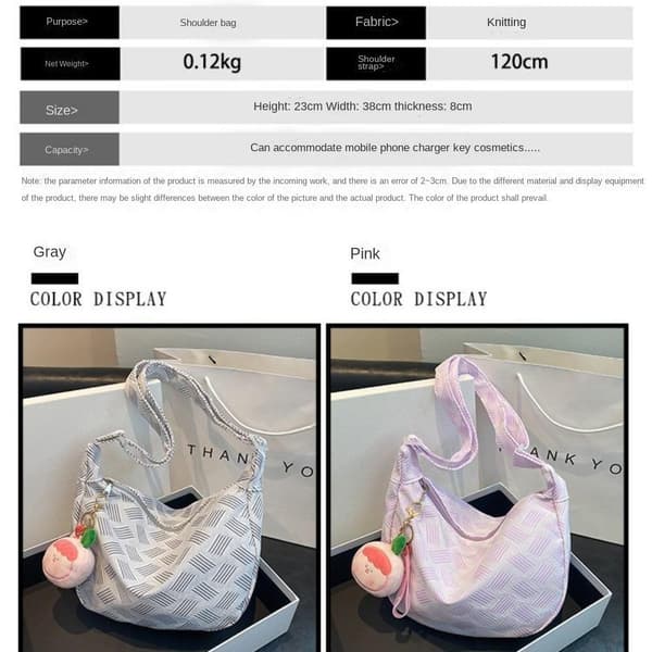 Dumpling Bag Axelväska BLÅ blue