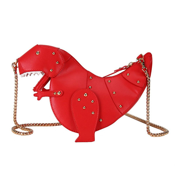 Skulderveske Dinosaur Design RØD Red