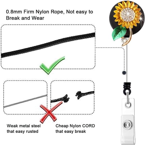 Badge Reel Retractable Heavy Duty