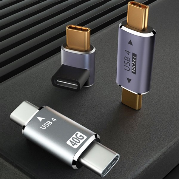 OTG Adapter USB C till Typ CF TILL M VERTIKAL BÖJNING F TILL M F to M Vertical Bend