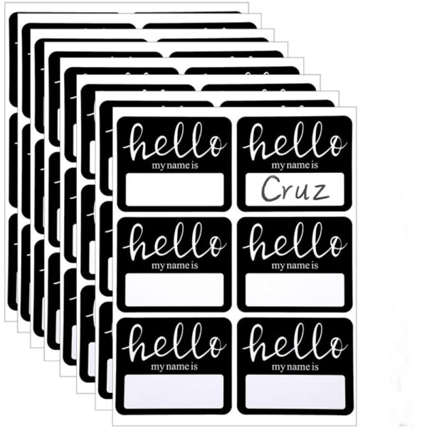 Hello My Name is Stickers Hei Navnelapper Navnelapper