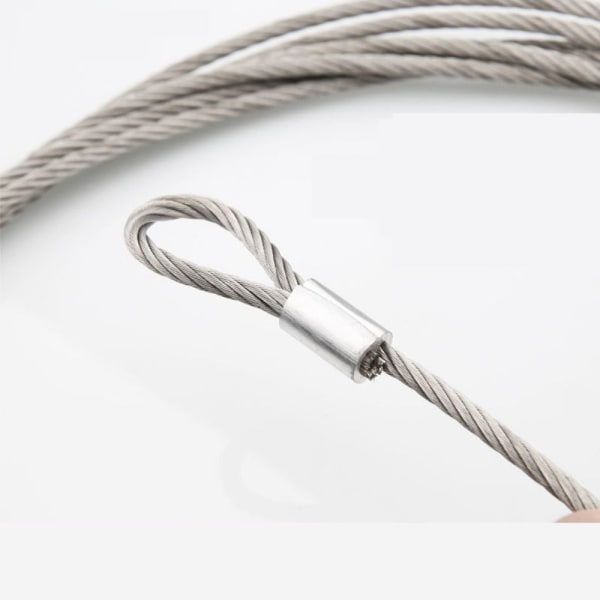 1,5-4mm Stålrep Hängrep 2MM2 METER 2 METER 2mm2 Meter