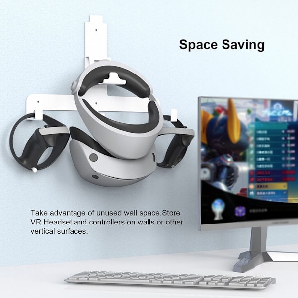 Veggmontert stativ Headset Holder Controller Hanger