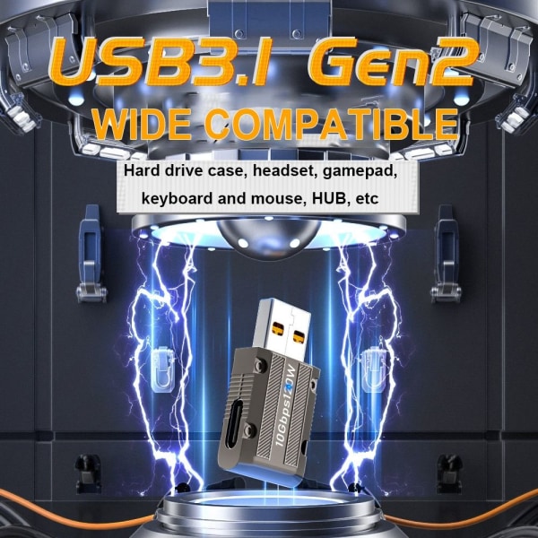 Typ-C 3.1 till USB adapter USB-C-omvandlare 5 5 5