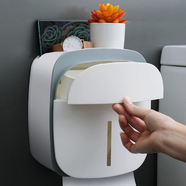 WC-paperihyllyn paperiteline HARMAA Grey