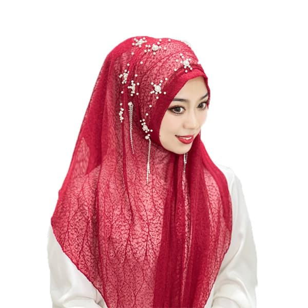 Perle Blomster Sjal Dusk Skjerf ROSA Pink