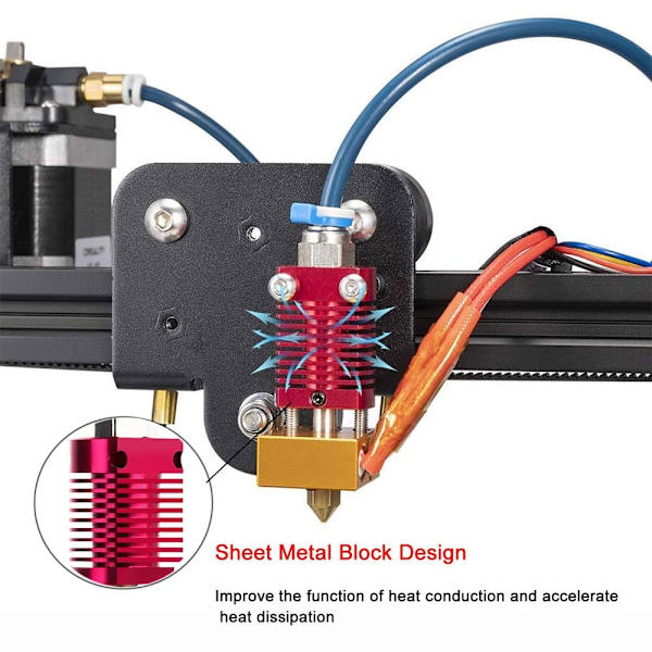 3D Printer Extruder Hotends Metal Hotend Kit 3D Printer Suuttimet