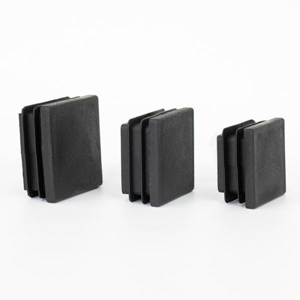 50 stk Square Pipe Tube Cap Plast Tubing End Cap Gjerdestolpe 50pcs
