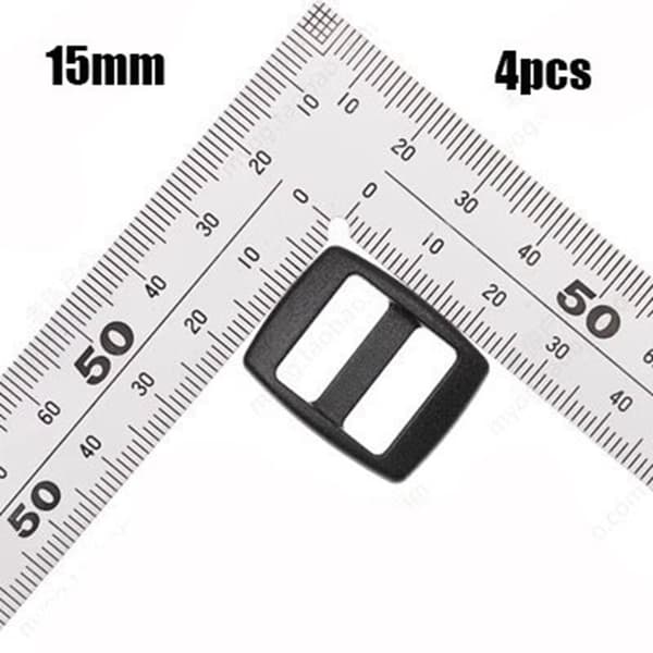 4st Webbing Rem Spänne Slider Fästelement 20MM 20mm