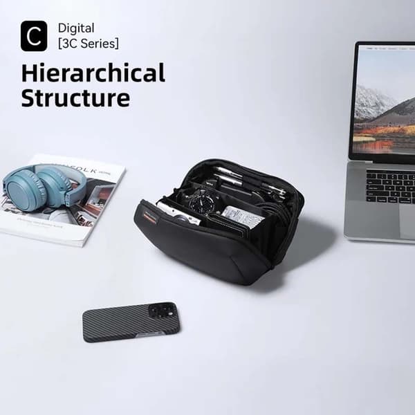 Kosmetiktaske Tech Pouch GRÅ Grey