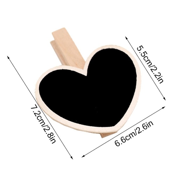 10 kpl / set Blackboard Clip -ilmoitustaulu 08 08 08