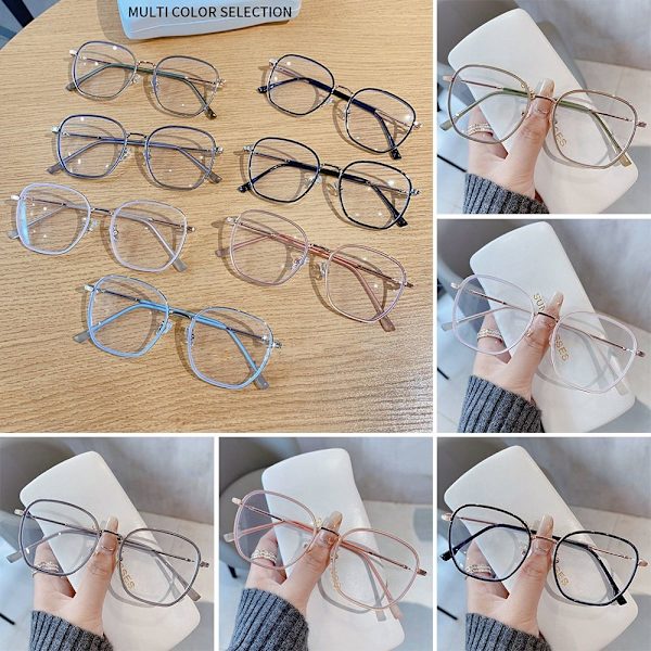 Anti-Blue Light Glasses Neliömäiset silmälasit VALKOINEN VALKOINEN White