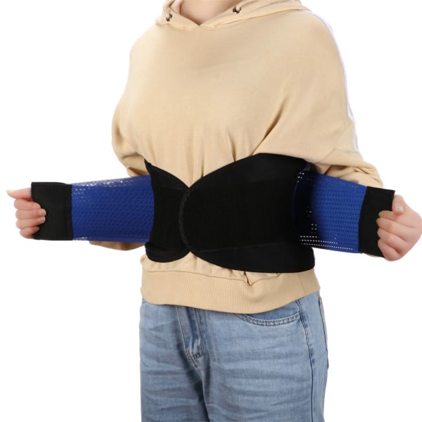 Waist Slim Trimmer Waist Cincher Trainer BLÅ L blue L