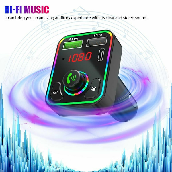 Auton Mp3-soitin Msi Blueplayer USB -musiikki