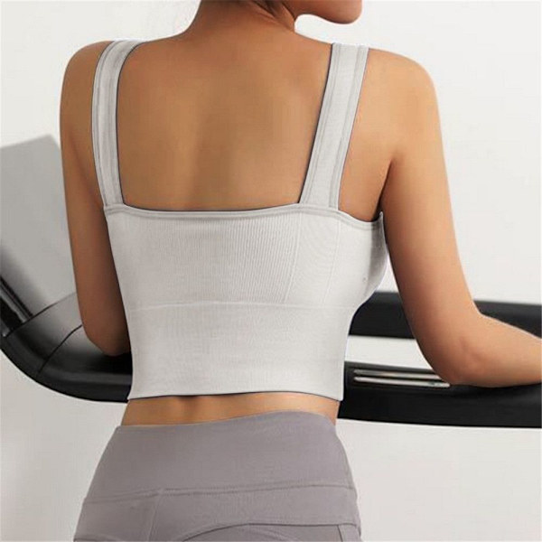 Sport BH Väst Underkläder Yoga BH Andas orange