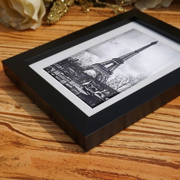 2-Pack Trading Card Display Frame Photo Frame Collector Card Black 2pcs-2pcs