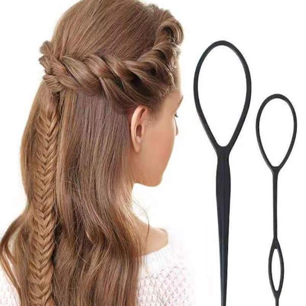 10 kpl Ponytail Creator Plastic Loop Braid Maker 10Pcs