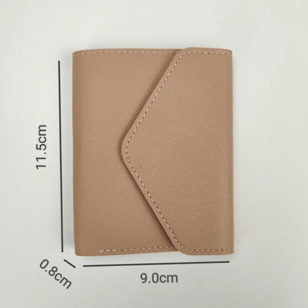 Lyhyt lompakko Multi-card Kukkaro MUSTA black