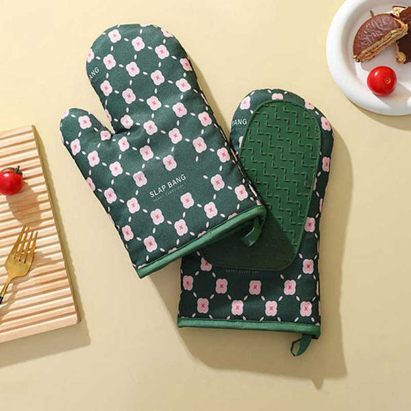 Ovnhandsker Bagehandsker GRØN 1 PAR 1 PAR Green 1 Pair-1 Pair